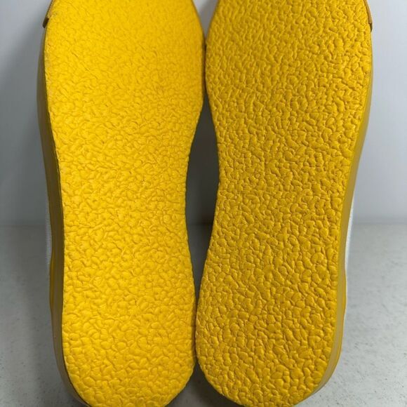 Scotch and Soda Platform Canvas Sneakers Yellow Women's Size 10 - Picture 7 of 8